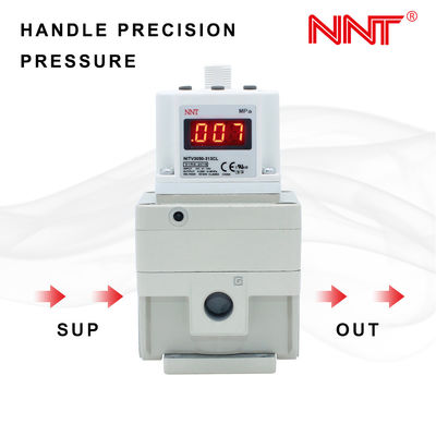 Aluminum Electronic Pressure Controllers , 0.2% FS electronic pressure regulator