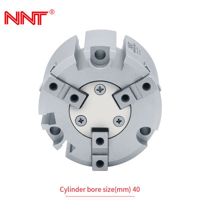 NNT MHS3 3 Finger Pneumatic Gripper with Multiple Bore Size