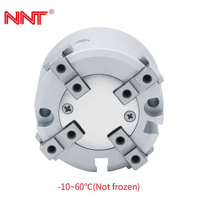 Robotic 4 Jaw Pneumatic Gripper Cylindrical 4mm Opening / Closing stroke