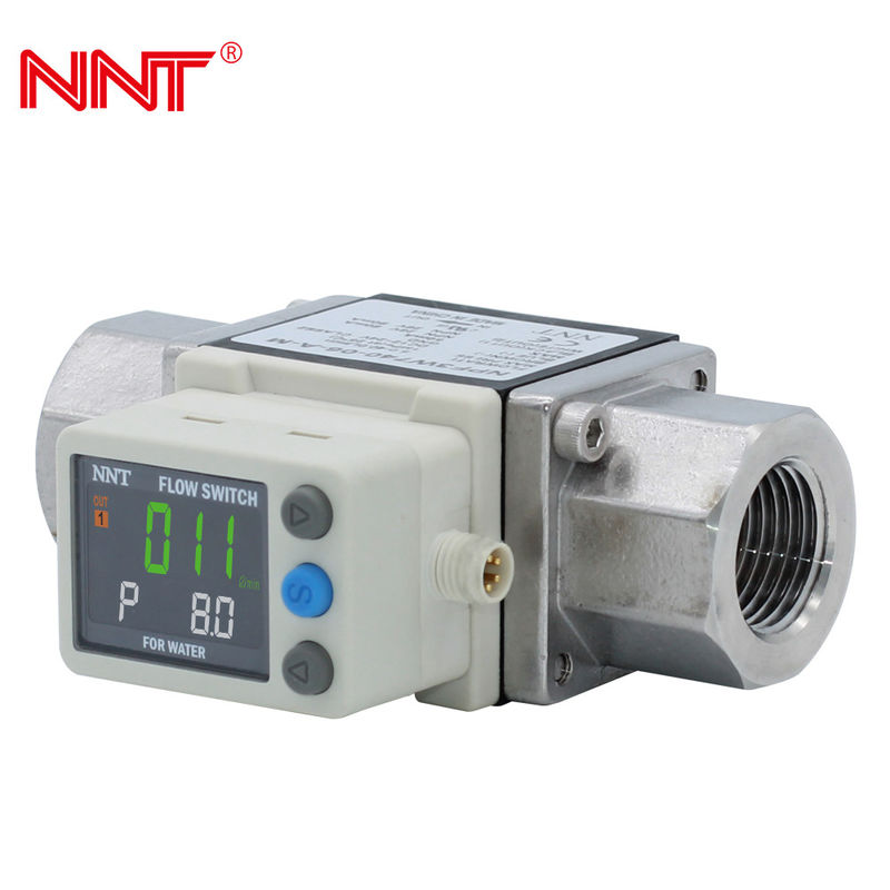 NPF3W7 3 color Digital Water Flow Meters , NPF Pneumatic Flow Sensor