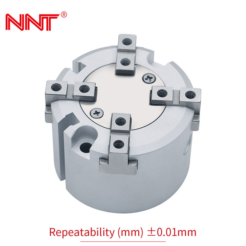 4 Jaw Rotary Pneumatic Gripper Double acting Precision Cylindrical