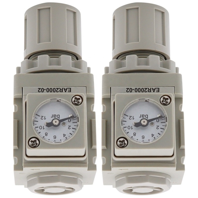 Aluminum Alloy 1/4'' Port Electric Pneumatic Regulator Air Pressure