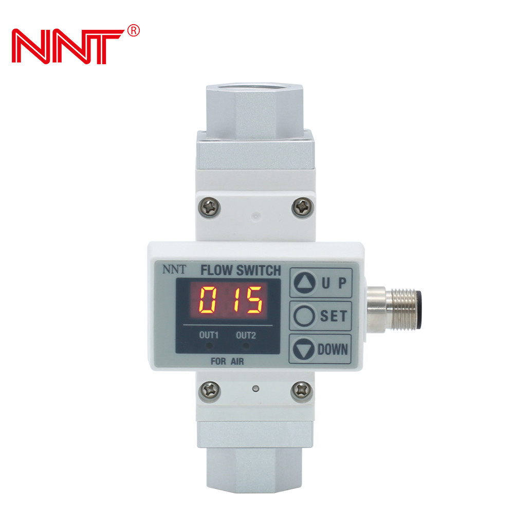 NNT Digital Air Flow Meters , 0.15I/Min Air Flow Sensor Switch